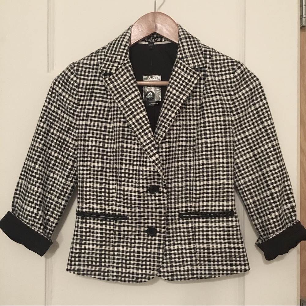 Express checkered blazer